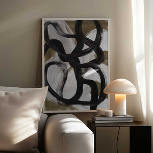 Tablou înramat „Abstract Brush Strokes 127X” de Mareike Böhmer