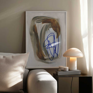 Tablou înramat „Abstract Brush Strokes 156” de Mareike Böhmer