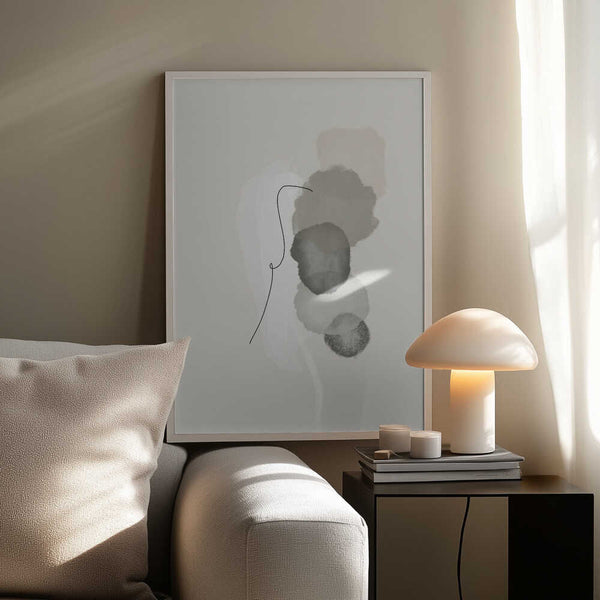 Tablou înramat „Organic shapes in boho style” de Imaginative