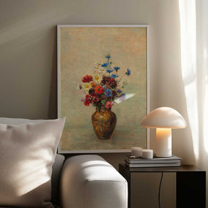 Tablou înramat „Flowers In a Vase” de Odilon Redon