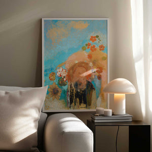 Tablou înramat „Evocation of Rousse” de Odilon Redon