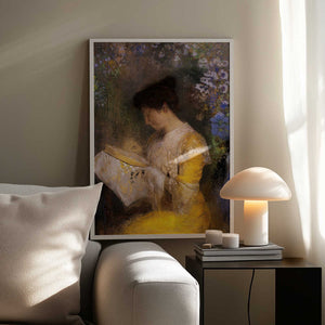 Tablou înramat „Madame Arthur Fontaine” de Odilon Redon