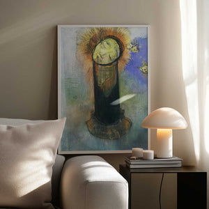 Tablou înramat „The Head of John the Baptist” de Odilon Redon