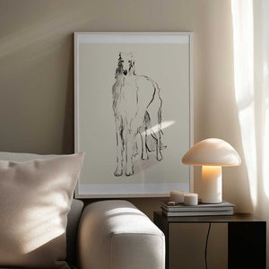 Tablou înramat „Borzoi Russian Wolfhound Pandc” de Jenny Liz Rome