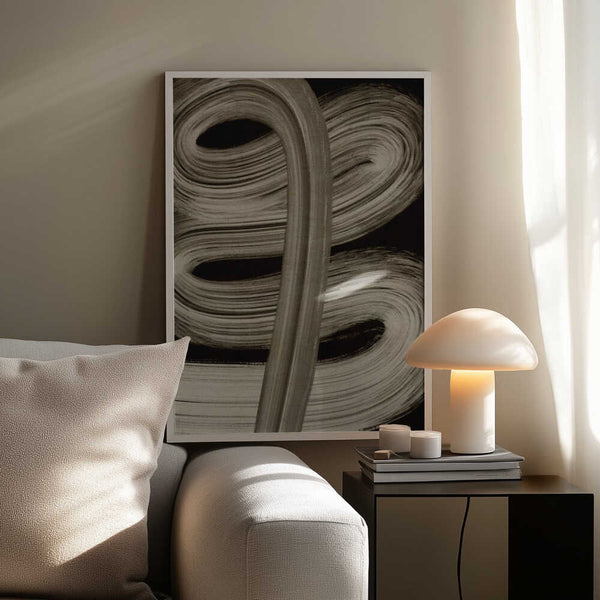 Tablou înramat „Flowing Strokes” de Treechild