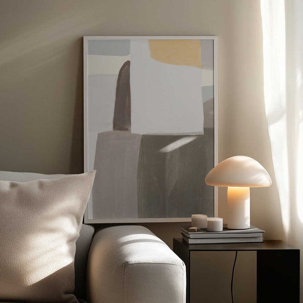 Tablou înramat „Muted Geometry” de Little Dean