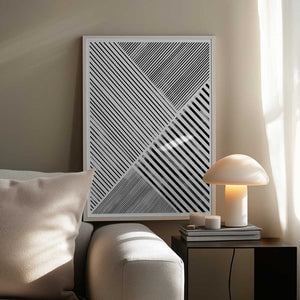 Tablou înramat „Diagonal Patterns” de THE MIUUS STUDIO