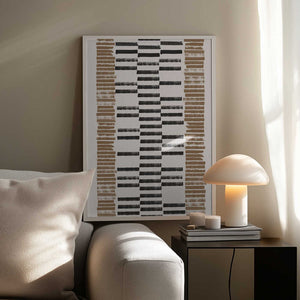 Tablou înramat „Striped Harmony” de THE MIUUS STUDIO