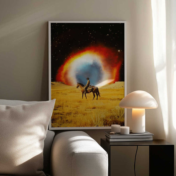 Tablou înramat „Nebula Cowboy” de Taudalpoi