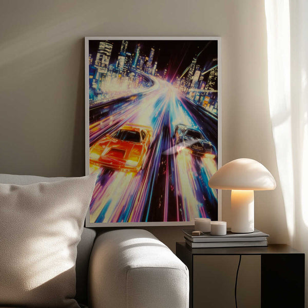 Tablou înramat „Street Racers” de Taudalpoi