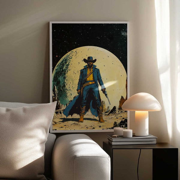 Tablou înramat „Cosmic Sheriff” de Taudalpoi