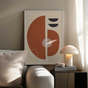 Tablou înramat „Circles and semicircles 4” de Vitor Costa