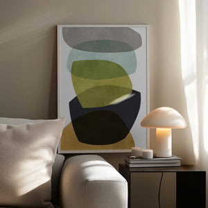 Tablou înramat „Expressive shapes 1” de Vitor Costa