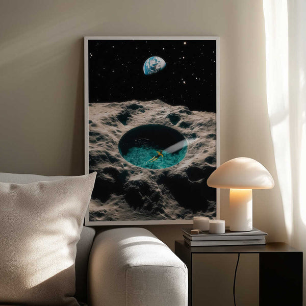 Tablou înramat „Crater Pond” de Taudalpoi