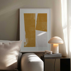 Tablou înramat „Golden Divide” de THE MIUUS STUDIO
