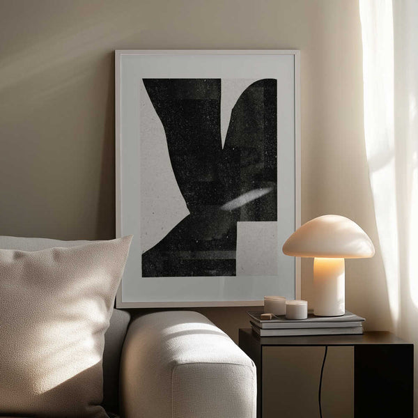 Tablou înramat „Dark Silhouette Form” de THE MIUUS STUDIO