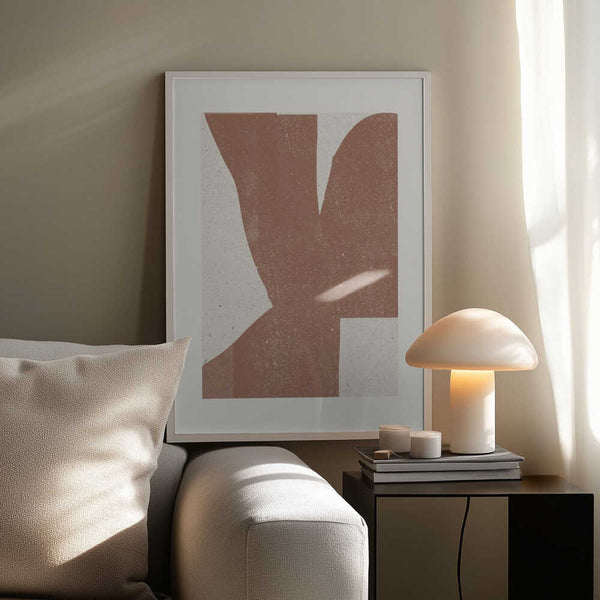 Tablou înramat „Earth Tones Harmony” de THE MIUUS STUDIO