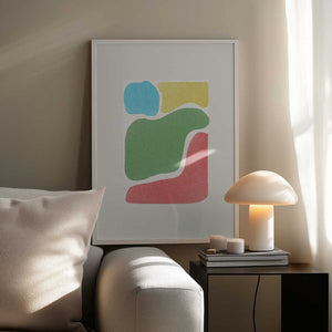 Tablou înramat „Colorful Forms” de THE MIUUS STUDIO