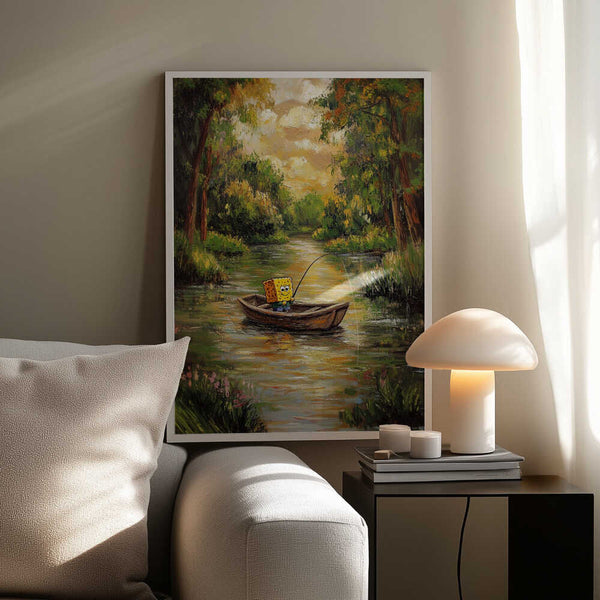 Tablou înramat „Bob by the river” de Dikhotomy