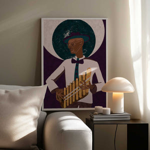 Tablou înramat „MUSICIAN GUY VI” de Gulcihan Ozguc