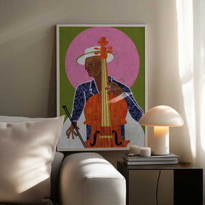 Tablou înramat „MUSICIAN GUY VII” de Gulcihan Ozguc