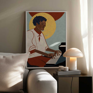 Tablou înramat „MUSICIAN GUY VIII” de Gulcihan Ozguc
