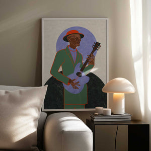 Tablou înramat „MUSICIAN GUY XII” de Gulcihan Ozguc