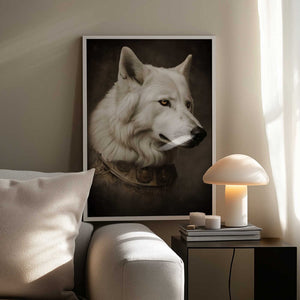 Tablou înramat „Wolf Portrait” de Andreas Magnusson