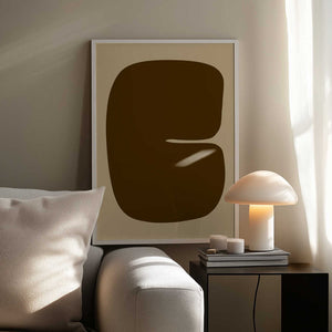 Tablou înramat „Bold Brown Form” de Treechild