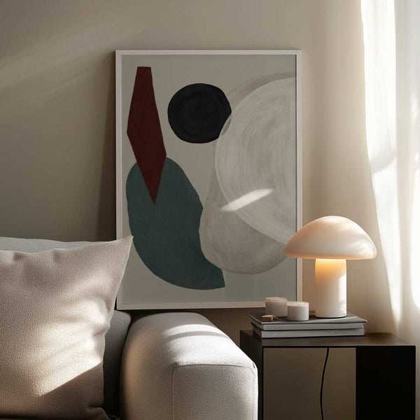 Tablou înramat „Geometric Harmony” de Treechild