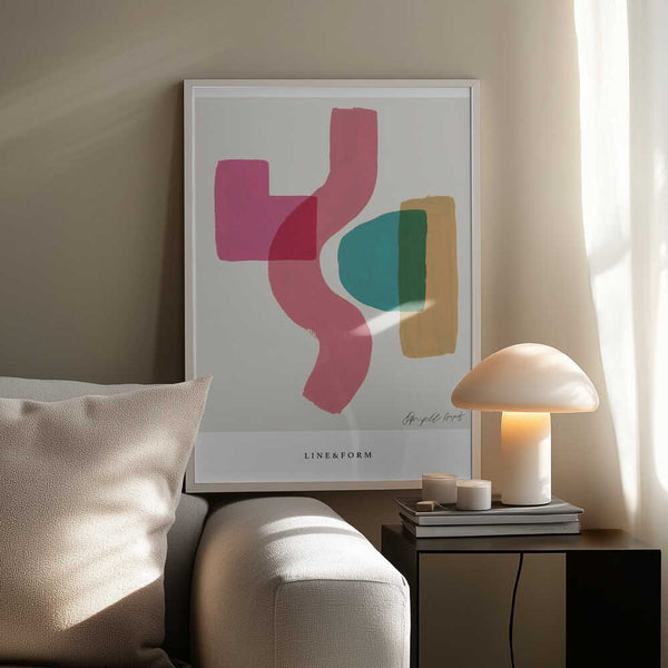 Tablou înramat „Shapes in Motion” de Treechild