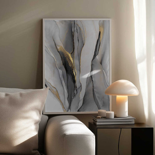 Tablou înramat „Golden Veins” de Alevtina Shelest