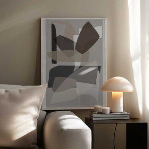 Tablou înramat „Neutral Shapes 3” de cartissi