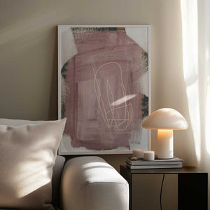 Tablou înramat „Abstract Brush Strokes 183 Kopie” de Mareike Böhmer