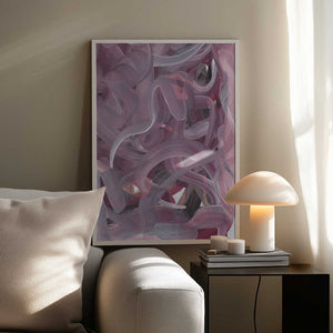 Tablou înramat „Pink abstract” de Maira Ribena