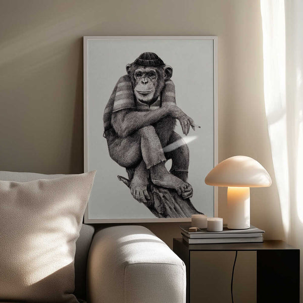 Tablou înramat „Smoke &amp;amp Chill” de Mike Koubou