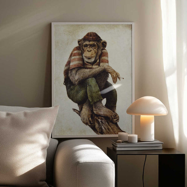 Tablou înramat „Smoke &amp; Chill” de Mike Koubou