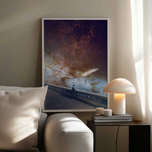 Tablou înramat „Luminous Galaxy” de Dominik Przerwa