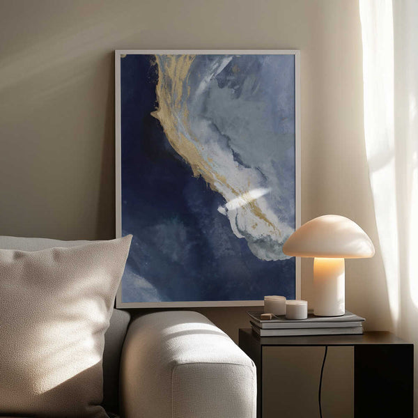 Tablou înramat „Golden Drift” de Julia Contacessi