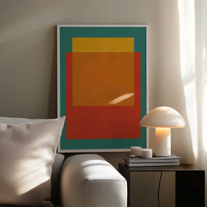 Tablou înramat „Vibrant Layers” de Vitor Costa