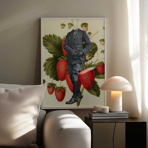 Tablou înramat „Major Strawberry” de Mikhail Siskoff