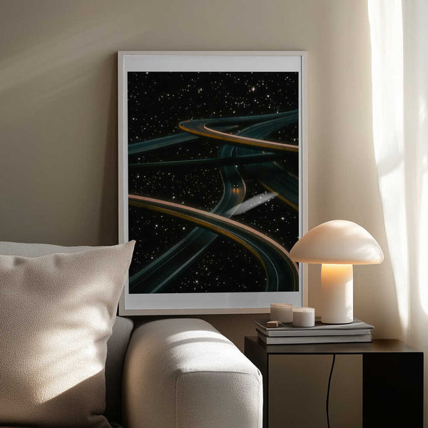 Tablou înramat „Driving Alone Thinking of You” de Taudalpoi