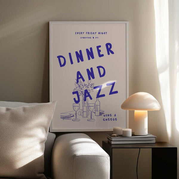 Tablou înramat „Jazz Night Feast” de Treechild