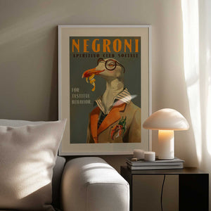 Tablou înramat „Chic Seagull Society” de The Whiskey Ginger