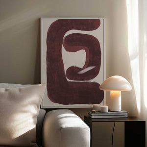 Tablou înramat „Abstract Shape No.4” de THE MIUUS STUDIO
