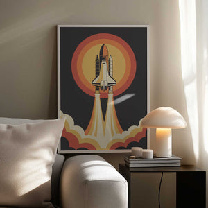 Tablou înramat „Space Shuttle” de Andreas Magnusson