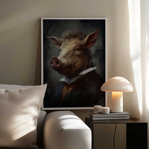 Tablou înramat „Warthog Portrait” de Andreas Magnusson