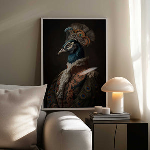 Tablou înramat „Peacock Portrait” de Andreas Magnusson