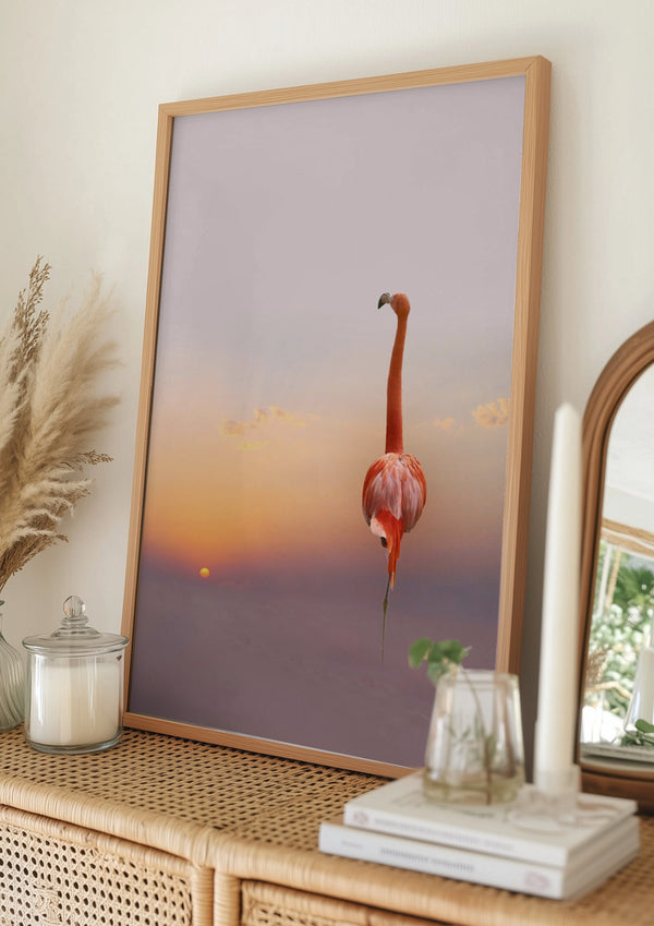 Tablou înramat „sunset ...” de Anna Cseresnjes