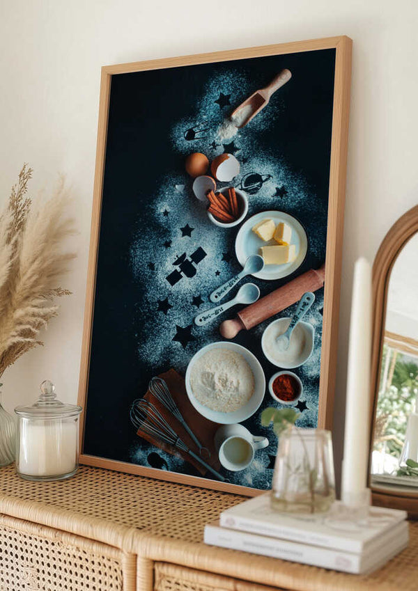 Tablou înramat „Baking for stargazers” de Dina Belenko